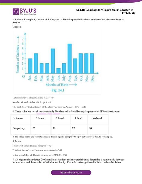 Image result for Class 9 Maths CH Probability