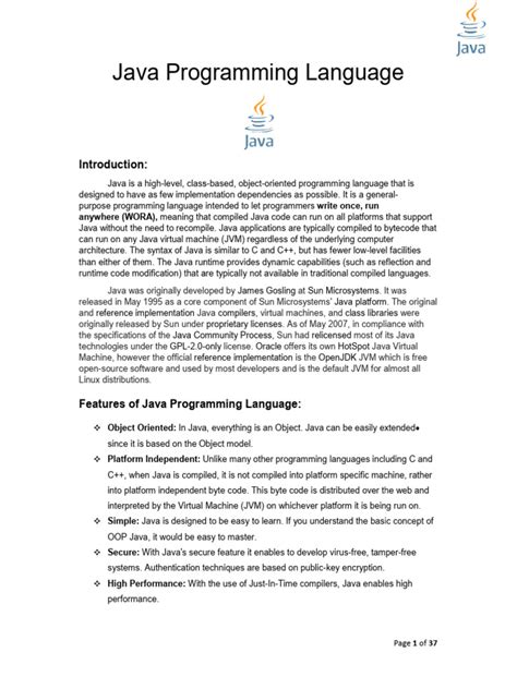 Image result for Java Programming Notes PImage