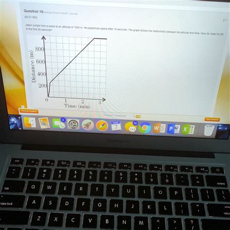 please help picture included jason jumps from a plane at an altitude of ...