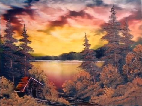 Image result for Bob Ross Paintings Sunset Tutorial