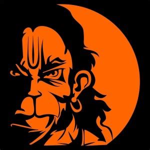 DEE Sons Hanuman Ji Wall Stencil DIY Painting (PVC, Black, 24 inch x 40 ...