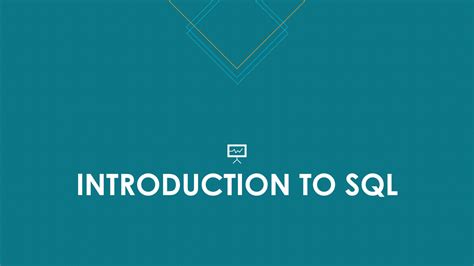 Image result for Introduction to SQL