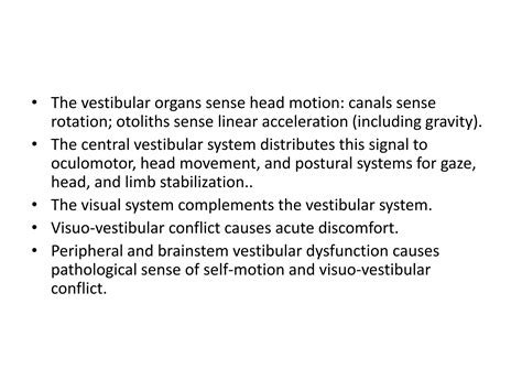 Central Vestibular Disorders | PPT
