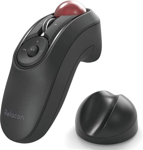ELECOM 2.4GHz Wireless Finger-operated Large size Trackball Mouse 8 ...