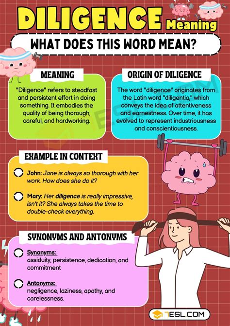 What Does "Diligence" Mean? • 7ESL