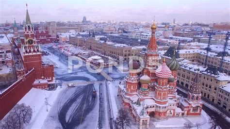 Red Square Russia Aerial