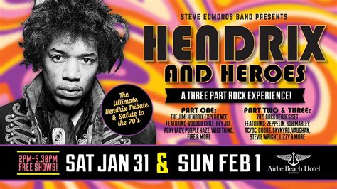 Hendrix & Heroes - Sunday Session, 16 Airlie Esplanade, Airlie Beach ...