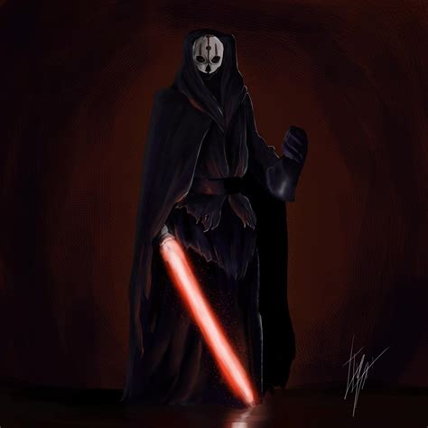 I just finished my Darth Nihilus drawing : r/StarWars