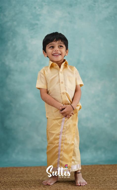 Yazhan - Sandal Shade Veshti Sattai – Ivalinmabia