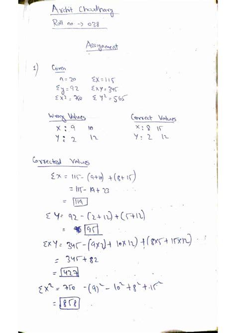 Quants assignment - Archit Chauthary Roll no. 038 Assignment 1) Given ...