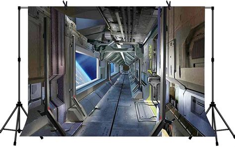 Buy LYLYCTY 5x3ft Astronomy Universe Galaxy Backdrop Spaceship Interior ...