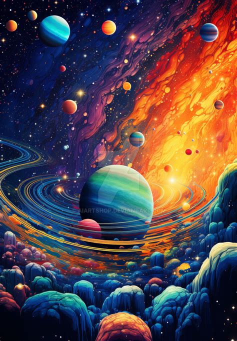 Space Planet Art 的图像结果