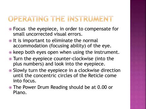 Image result for Using a Focimeter