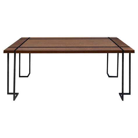 Brutal Black Oak Dining Table For Sale at 1stDibs | black modern dining ...