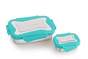 Buy STEELLOCK Smart Stainless Steel Tiffin Lunch Box for Kids and ...