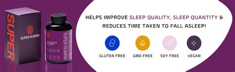 Superhuman Sleep Gummies | Melatonin 6mg, Chamomile & L-Theanine | Non ...