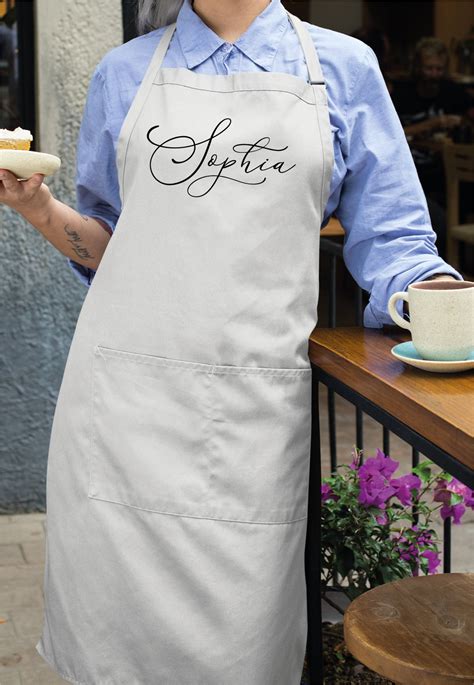 Personalized Apron For Women Custom Apron Personalize Apron | Etsy