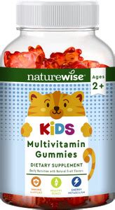 Naturewise Multivitamin Gummies for Kids (2-15 years) - Nutrient-Rich ...