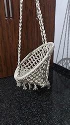 Swingzy Cotton Netted Rope Hanging Swing Chair for Adults & Kids/Swing ...