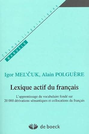 Amazon.in: Buy Lexique actif du français Book Online at Low Prices in ...