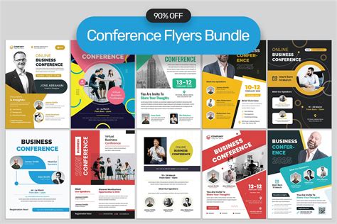 10 Conference Flyers Template Bundle | Creative Market