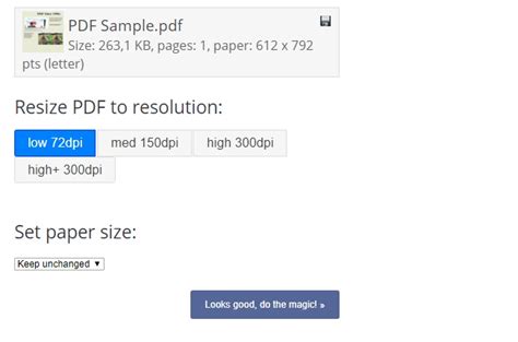 Image result for Resize PDF File