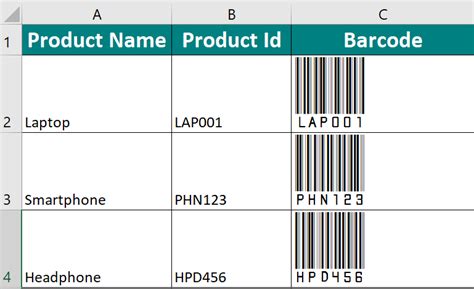 Image result for Barcode Excel-Formula