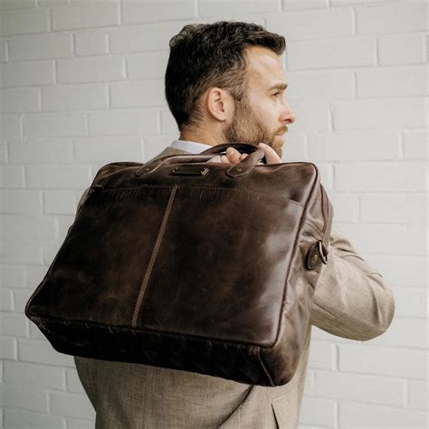 Hugo Leather Briefcase | Office Laptop Bag – DRAKENSBERG