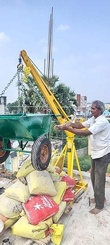 Construction Monkey Mini Lifting Crane for Material Lifting 500 KG With ...