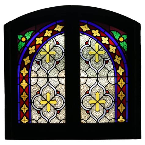 20th Century English Art Deco Style Stained Glass Window at 1stDibs ...