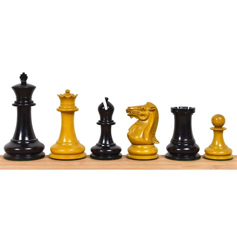 Slightly Imperfect 1849 Jacques Cook Staunton Collectors Chess Set - C