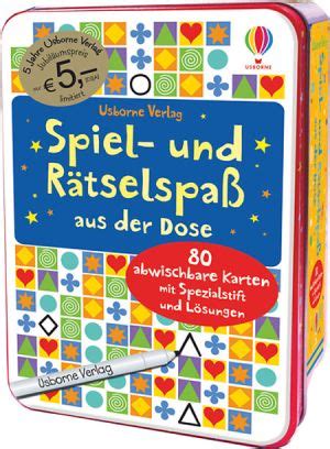 Spiel- und Rätselspaß aus der Dose