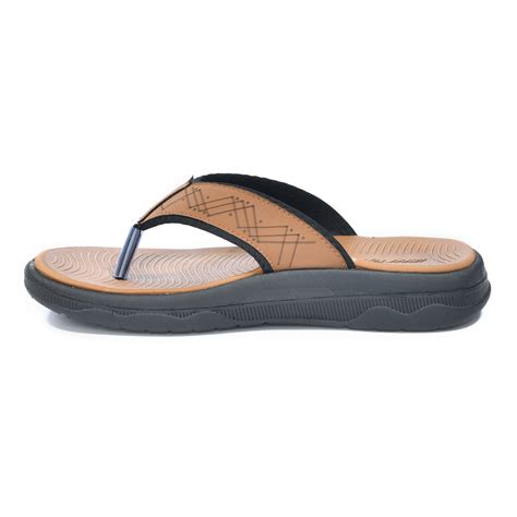 Impakto PediPlush Men Tan Slipper | Impakto