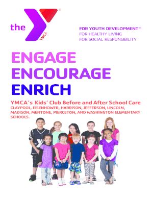 Fillable Online Before and After School Care - Kosciusko Community YMCA ...