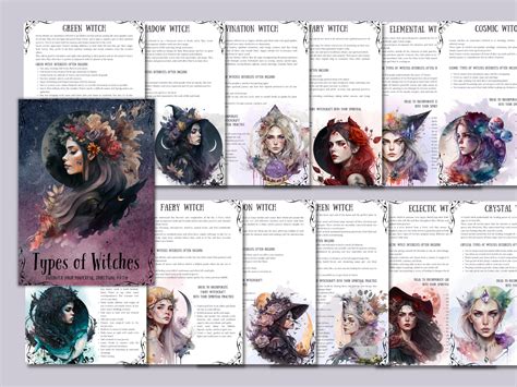 Types of Witches. Discover Your Powerful Spiritual Path. - Etsy UK