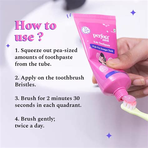 Buy Perfora's Toothpaste for Kids - Berry Melon Splash Flavour ...