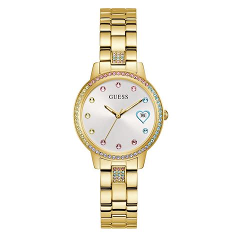 Guess White Round Dial Quartz Analog Women Watch - GW0657L2 - At JUST ...