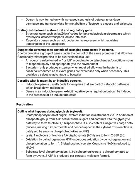 H2 Biology Notes | Biology H2 - GCE A Level | Thinkswap