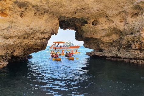 Kayak Adventure to go inside Ponta da Piedade Caves/Grottos and see the ...