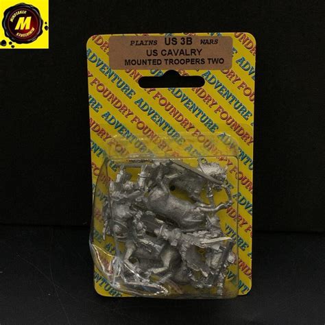 Plains Wars - US Cavalry Mounted Troopers Two (x5) (US 3B) (NIB ...
