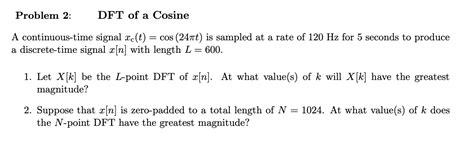 Image result for DFT of Cosine Function