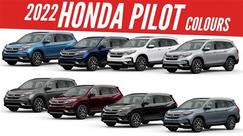 Honda Pilot 2022 Exterior Colors