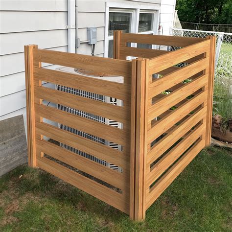 Snapklik.com : Beimo Air Conditioner Fence Wood Composter Bin 3 Panels ...
