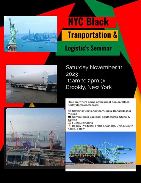 Brooklyn, New York Transportation and Logistics Seminar, Brooklyn, N.Y ...