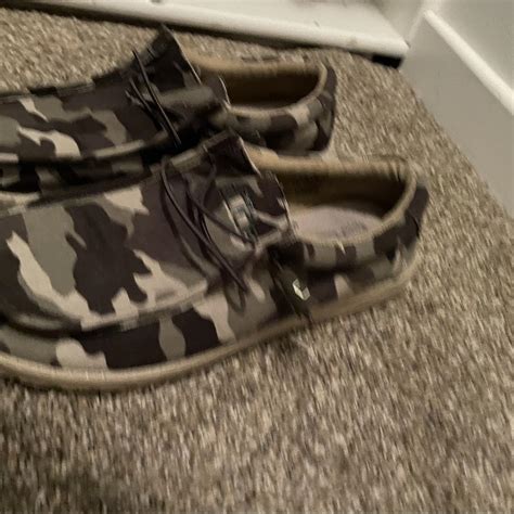 Camo hey dudes loafers size men’s us 10 - Depop