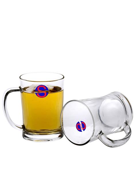 Buy Somil New Beverage Tumbler Pilsner Glass Beer Mug with Handle Set ...