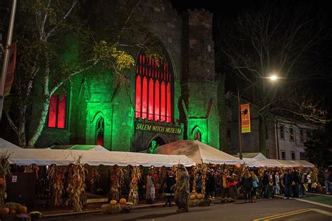 The Salem Witch Museum Halloween Weekend Salem Ma Photograph by Toby ...