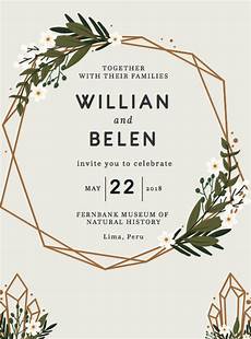 Wedding Invitation Free Templates by 50 Fabulous Free Wedding Invitation Templates 2020 Wedding Invitation Free Templates