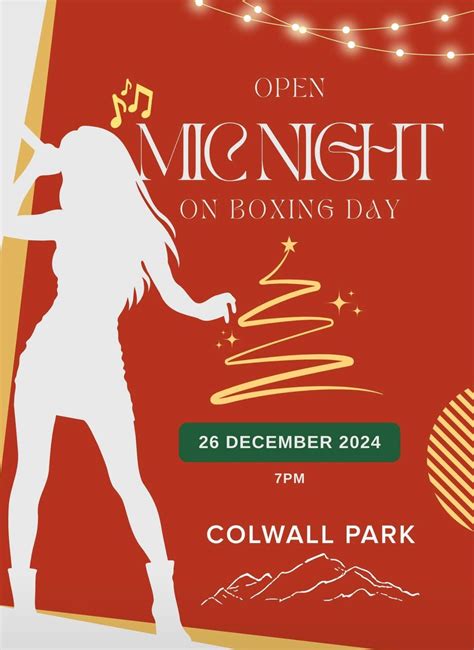 Boxing Day Open Mic Night ? , Colwall Park Hotel, Worcester, 26 ...