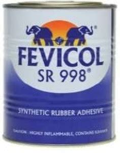Pidilite FEVICOL SR 998 SYNTHETIC RUBBER ADHESIVE 200ML Adhesive Price ...